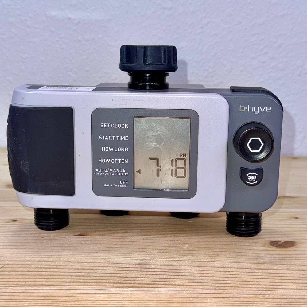 Orbit B-hyve 4 Outlet Smart Hose Faucet Timer‎ 24634 Bluetooth Outdoor Watering